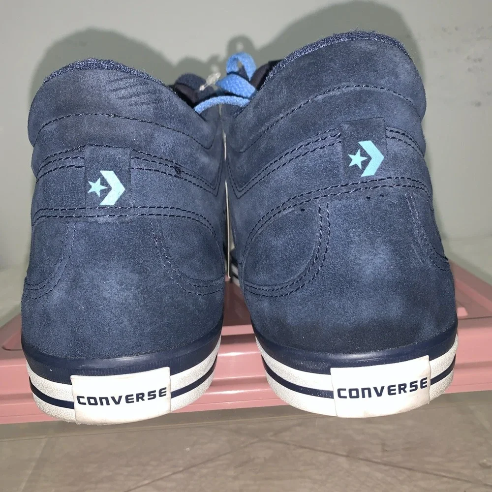 Converse ⭐️ Rune Glifberg Size 10 Hi Blue Suede‎ Men's Shoes Skate RARE 🌟
